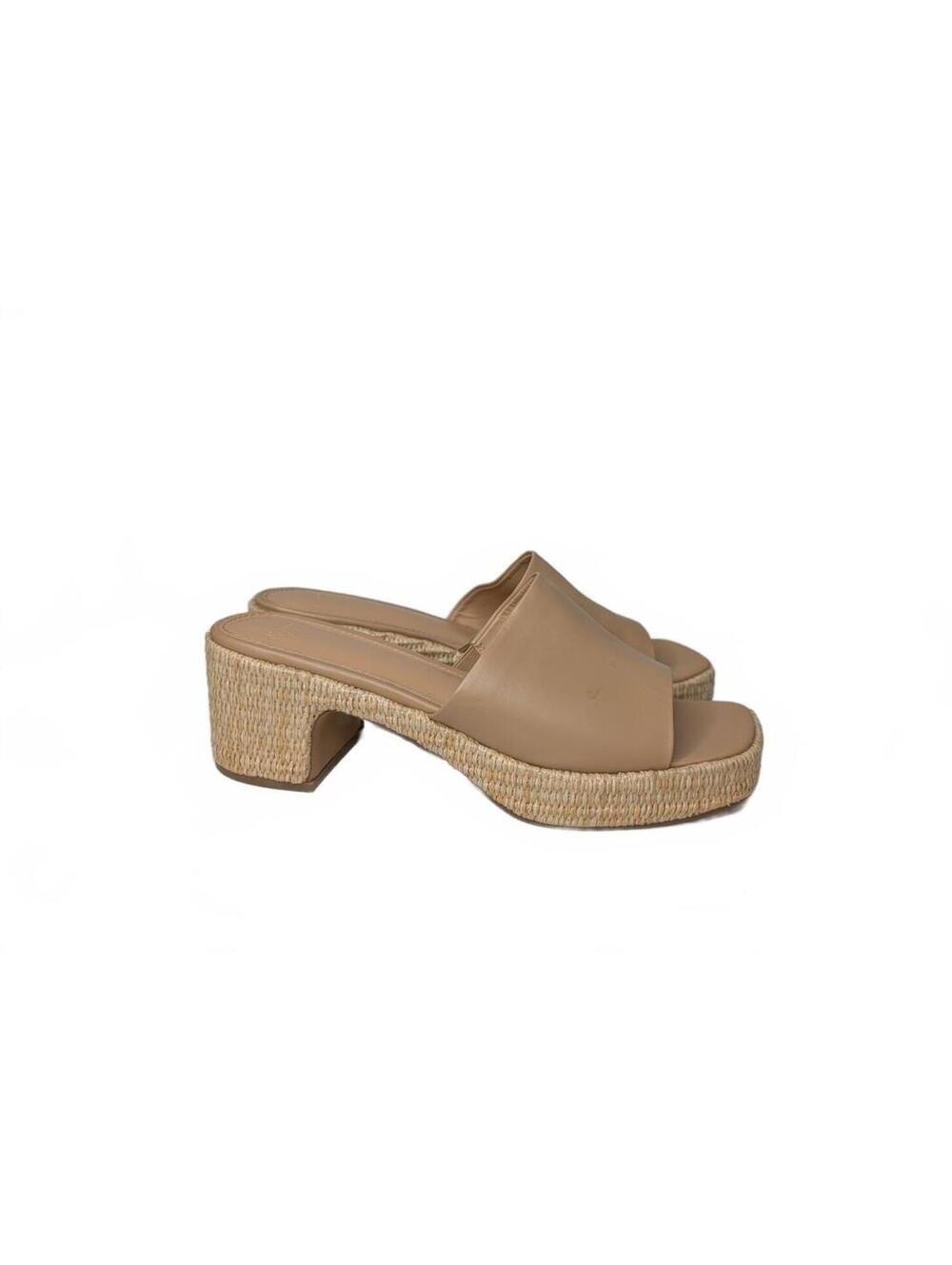 Abercrombie & Fitch Women's Tan Slide Sandals Size 10.5